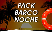 Pack Barco Noche despedidas de soltero Gandía